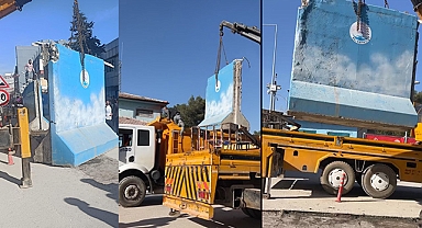 Suruç'ta eşbaşkanların ilk işi beton blokları kaldırmak oldu
