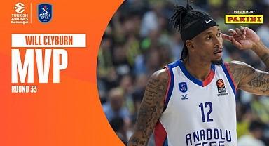 THY Euroleague'de 33. haftanın MVP'si Will Clyburn oldu