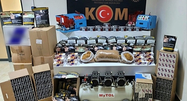 50 bin boş, 12 bin 800 de dolu bandrolsüz makaron ele geçirildi