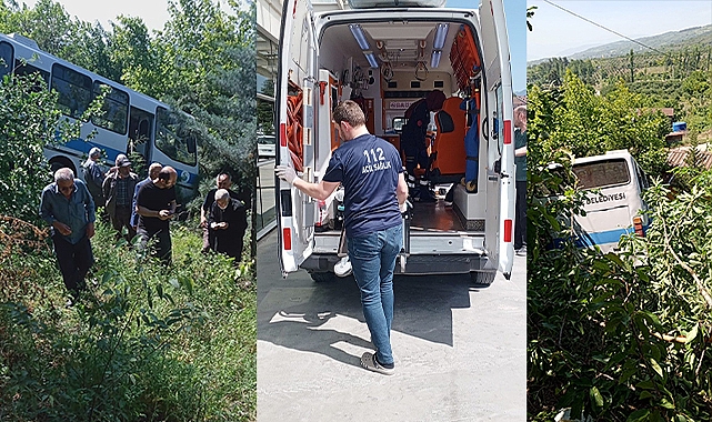 Belediyeye ait midibüs uçuruma yuvarlandı: Çok sayıda yaralı var