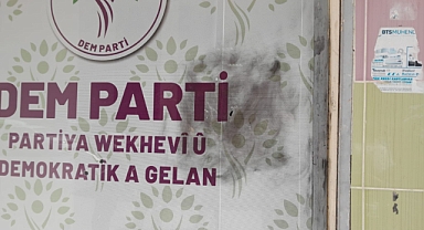 Birecik'te DEM Parti binasına ikinci saldırı!