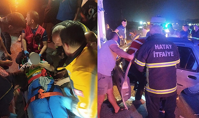Hatay'da trafik kazası: 2 yaralı