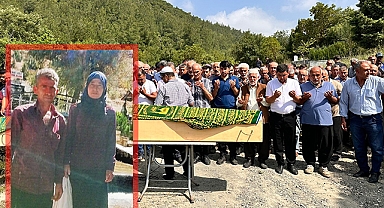 Kardeşi tarafından öldürülen kadın ve kocası toprağa verildi