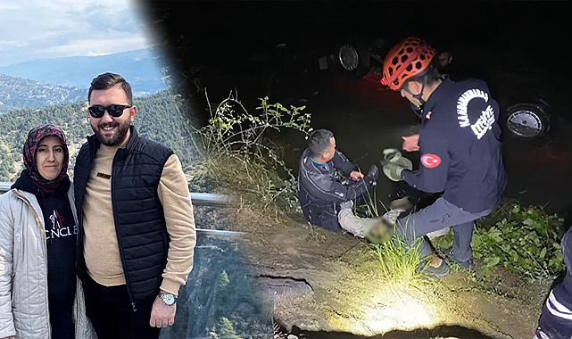 Otomobil baraj gölüne düştü: 1 ölü, 1 yaralı