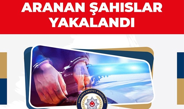 Şanlıurfa'da aranan 17 şahıs gözaltına alındı
