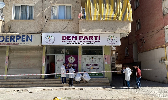 Şanlıurfa'da DEM Parti ilçe örgütüne silahlı saldırı!
