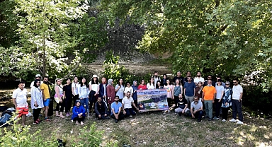 Şanlıurfa’da doğa için 10 kilo metre yürüdüler