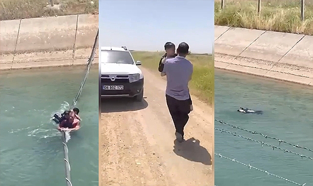 Şanlıurfa'da yüreklerin ağızlara geldiği anlar kamerada