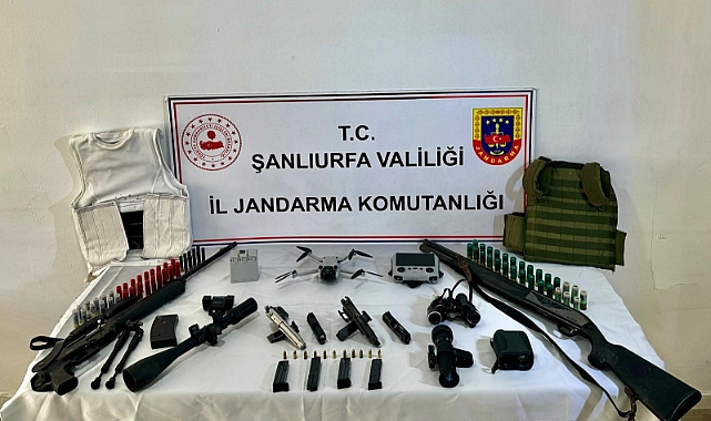 Şanlıurfa'daki terör operasyonunda cephanelik ele geçirildi