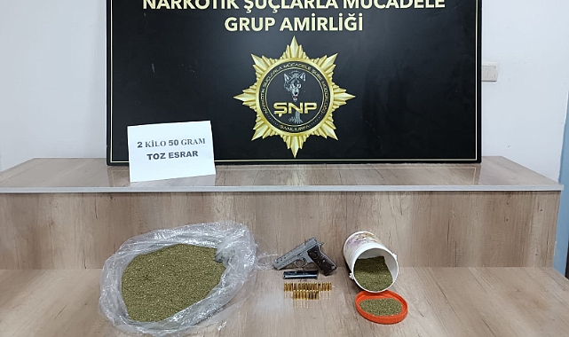 Siverek'te 2 kilo uyuşturucu ele geçirildi!