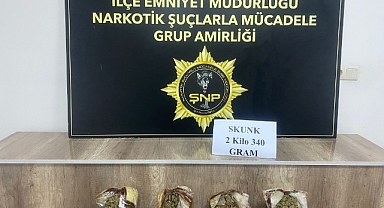 Siverek’te yolcu otobüsünde 2 kilo uyuşturucu ele geçirildi