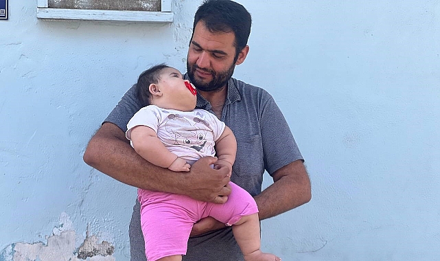 Urfa'da normal kiloda doğan bebek 11 ayda 20 kiloyu geçti