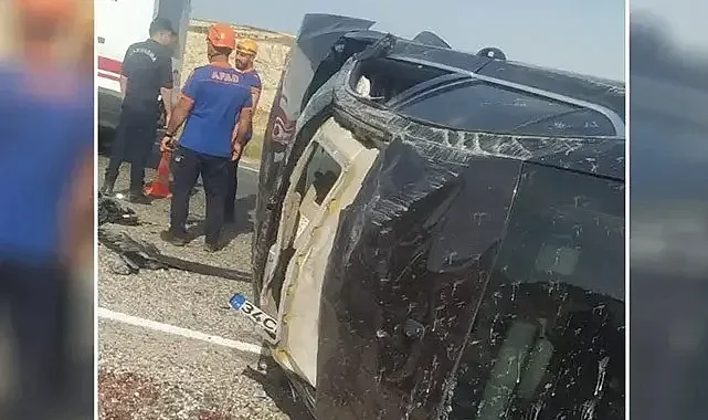 YRP Şanlıurfa İl Gençlik Kolları Başkanı ve üyeleri kaza yaptı!