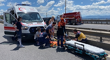 3 aracın karıştığı kazada 1'i çocuk 7 kişi yaralandı