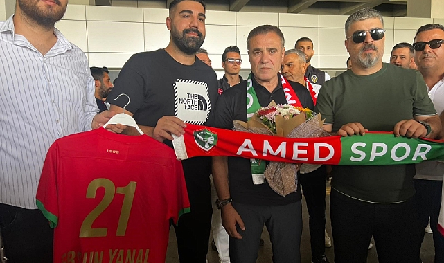 Amedspor’un yeni teknik direktörü Ersun Yanal, Diyarbakır’a geldi
