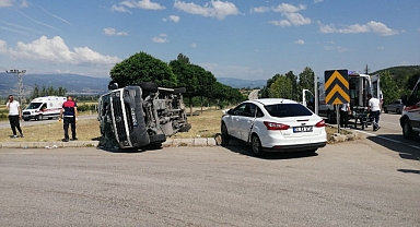 Bayram tatiline giderken kaza yaptılar: 18 yaralı