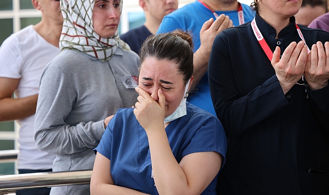 Eski eşi tarafından öldürülen hemşirenin arkadaşları gözyaşına boğuldu