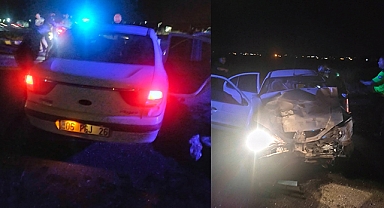 İki otomobilin çarpıştığı kazada 4 kişi yaralandı