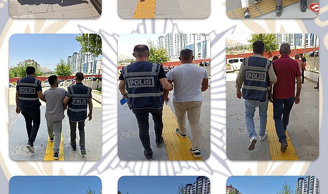 Kesinleşmiş hapis cezası bulunan 43 zanlı yakalandı