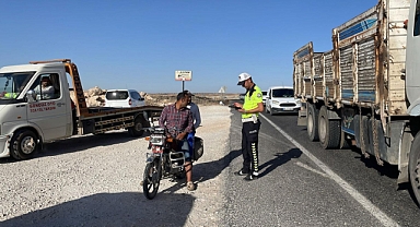 Şanlıurfa'da 9️ araç trafikten men edildi