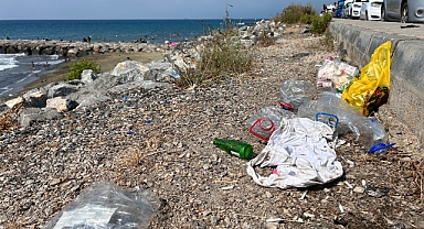 Tatilciler gitti, geriye çöpleri kaldı