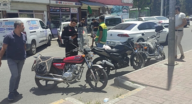 Urfa'da motosiklet sürücülerine yönelik denetim! Cezalar peşi sıra