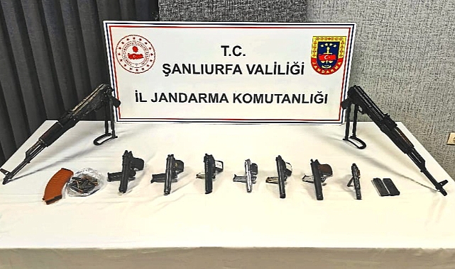 Viranşehir'de silah kaçakçılığı operasyonu!