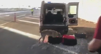 Araçtan 10 kilo uyuşturucu çıktı