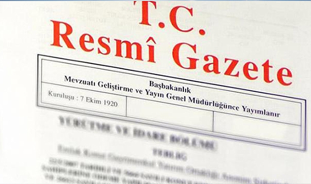 Atama kararları Resmi Gazete'de yayımlandı