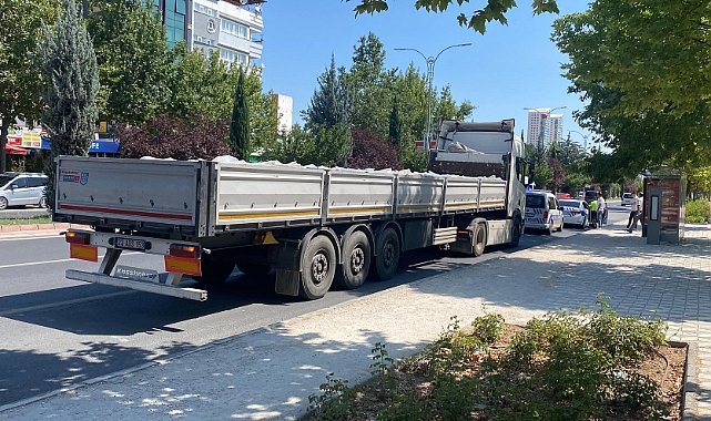 Elazığ’da tır ile otomobil çarpıştı: 1 yaralı