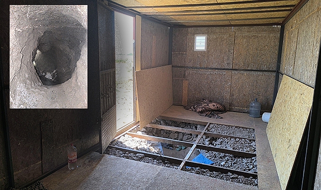 Gaziantep'te kaçak kazı yapan şahıs pes dedirtti
