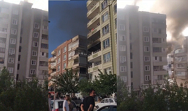 Karaköprü'de korkutan yangın!