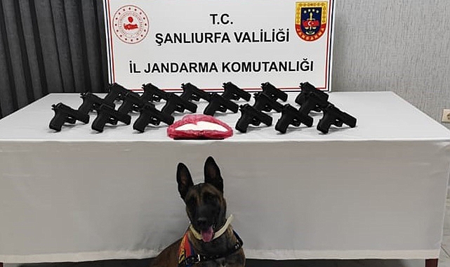 Şanlıurfa'da 18 tabanca ele geçirildi: 2 gözaltı