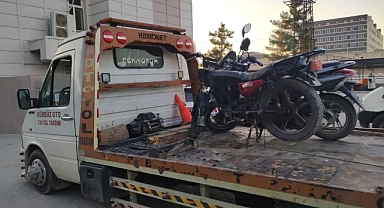 Şanlıurfa’da 3 çalıntı motosiklet ele geçirildi