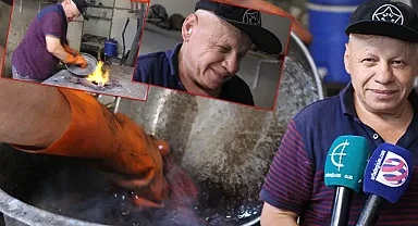 Şanlıurfa'da 50 derece sıcakta ateş başında çalışıyor