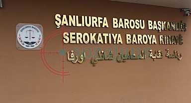 Şanlıurfa'da avukata saldırı! "Saldırıyı lanetliyoruz!”