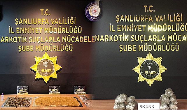 Şanlıurfa'da iki ayrı uyuşturucu operasyonu! 3 gözaltı