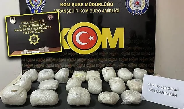 Şanlıurfa'da kilolarca uyuşturucu yakalandı! 2 gözaltı