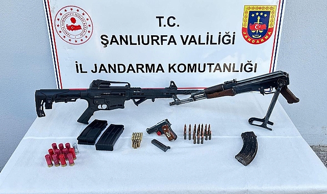 Şanlıurfa’da ruhsatsız silah operasyonu: 1 gözaltı