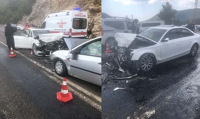 Seydikemer’de 2 otomobil kafa kafaya çarpıştı: 7 yaralı