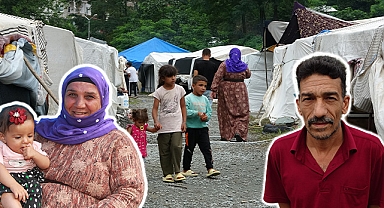 Urfalı mevsimlik tarım işçileri fındık hasadı için Ordu'da