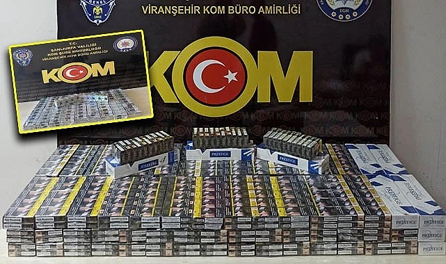 Viranşehir'de kaçakçılık operasyonu: 2 gözaltı