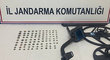 97 adet sikke ele geçirildi