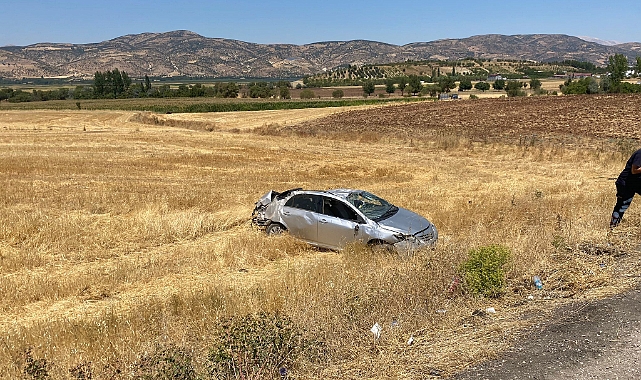Adıyaman'da otomobil takla attı: Yaralılar var