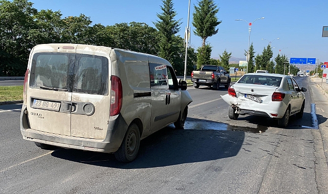 Elazığ’da trafik kazası: 1 yaralı