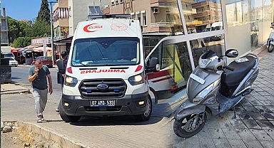 Gazipaşa'da otomobil ile motosiklet çarpıştı: 1 yaralı