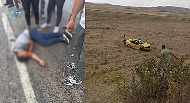 İran plakalı otomobille kamyonet çarpıştı: Biri bebek 6 yaralı