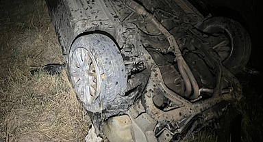 Kırklareli'nde otomobil şarampole devrildi: 1 ölü, 3 yaralı