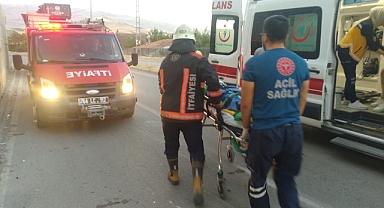 Kontrolden çıkan otomobil ters döndü: 2 yaralı