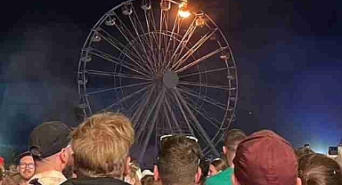 Müzik festivalinde dönme dolap yangını: 23 yaralı